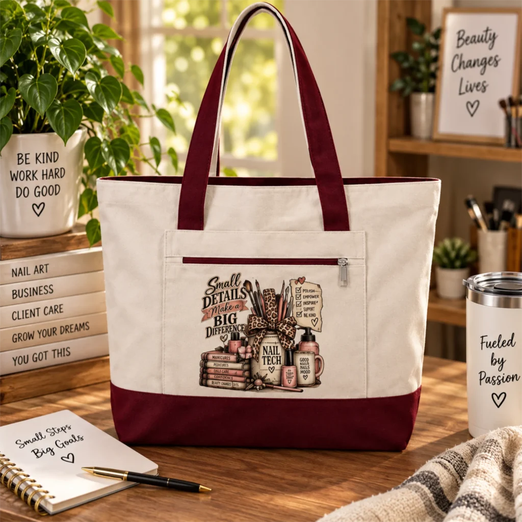 nail tech tote website mockup 300dpi srgb